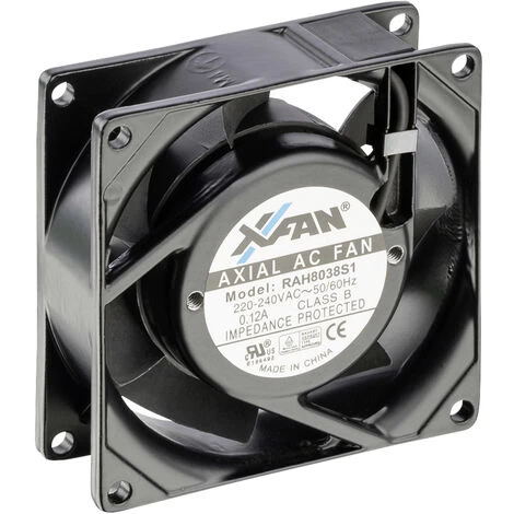 X-Fan RAH8038S1 Axiallüfter 230 V/AC 36 M³/h (L X B X H) 80 X 80 X 38 Mm 3 X-Fan RAH8038S1 Axiallüfter 230 V/AC 36 M³/h (L X B X H) 80 X 80 X 38 Mm
