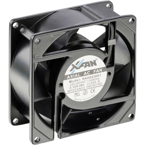 X-Fan RAH9238S1 Axiallüfter 230 V/AC 66 M³/h (L X B X H) 92 X 92 X 38 Mm 3 X-Fan RAH9238S1 Axiallüfter 230 V/AC 66 M³/h (L X B X H) 92 X 92 X 38 Mm