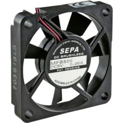 SEPA MFB50E12A Axiallüfter 12 V/DC 14.3 M³/h (L X B X H) 50 X 10.2 X 50 Mm