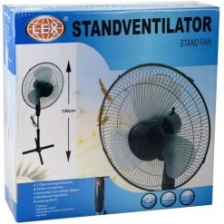 LEX Standventilator Ø42,5cm Nachtlicht 3 Geschwindigkeiten, Oszillation Bis 127 Cm -Elektrischer Ventilator Verkäufe 11647595 3