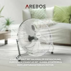 AREBOS Bodenventilator Windmaschine Luftkühler Lüfter 18 Zoll Ø 45 Hallenlüfter 10 AREBOS Bodenventilator Windmaschine Luftkühler Lüfter 18 Zoll Ø 45 Hallenlüfter -Elektrischer Ventilator Verkäufe 12111412 4