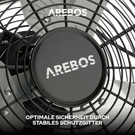 AREBOS Bodenventilator Windmaschine 20 Zoll Ø 50 Hallenlüfter Werkstattlüfter 7 AREBOS Bodenventilator Windmaschine 20 Zoll Ø 50 Hallenlüfter Werkstattlüfter – Bild 5