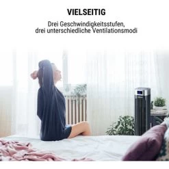 Oneconcept Hightower 2G Säulenventilator Turmventilator 42 W Oszillation 45° 1.807 M³/h Timer 3 Modi LED-Display Temperaturanzeige Fernbedienung -Elektrischer Ventilator Verkäufe 12690602 4