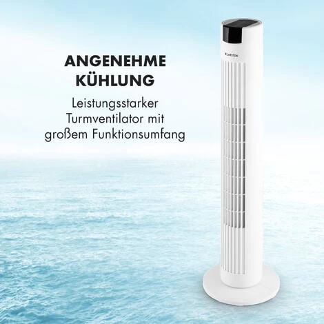 Klarstein Skyscraper 2G Turmventilator 40W Luftdurchsatz 820 M³/h Aroma Touch Fernbedienung Weiß 4 Klarstein Skyscraper 2G Turmventilator 40W Luftdurchsatz 820 M³/h Aroma Touch Fernbedienung Weiß – Bild 2