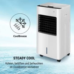 Oneconcept Freeze Me 3-in-1 Luftkühler Ventilator Luftbefeuchter 75 W 400 M³/h 8 Liter 3 Geschwindigkeiten Sensor-Touch-Display Oszillation 4 Kühlakkus Fernbedienung Mobil 11 Oneconcept Freeze Me 3-in-1 Luftkühler Ventilator Luftbefeuchter 75 W 400 M³/h 8 Liter 3 Geschwindigkeiten Sensor-Touch-Display Oszillation 4 Kühlakkus Fernbedienung Mobil -Elektrischer Ventilator Verkäufe 12690637 5
