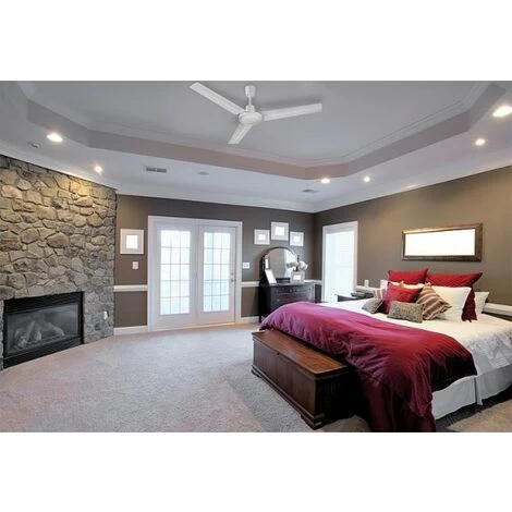 EUROM Deckenventilator Weiß Flügel Lüfter Mit Fernbedienung 122 Cm Decken Ventilator Wind Lüfter 5 EUROM Deckenventilator Weiß Flügel Lüfter Mit Fernbedienung 122 Cm Decken Ventilator Wind Lüfter – Bild 3