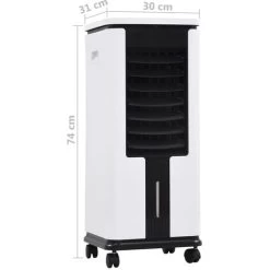 3-in-1 Mobiler Luftkühler Luftbefeuchter Luftreiniger 75W VidaXL -Elektrischer Ventilator Verkäufe 16971404 3