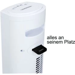 Monzana® Turmventilator Mit Fernbedienung Weiß Timer 90° Oszillationswinkel 3 Geschwindigkeitsstufen Leise Standventilator Ventilator 10 Monzana® Turmventilator Mit Fernbedienung Weiß Timer 90° Oszillationswinkel 3 Geschwindigkeitsstufen Leise Standventilator Ventilator -Elektrischer Ventilator Verkäufe 18477979 4