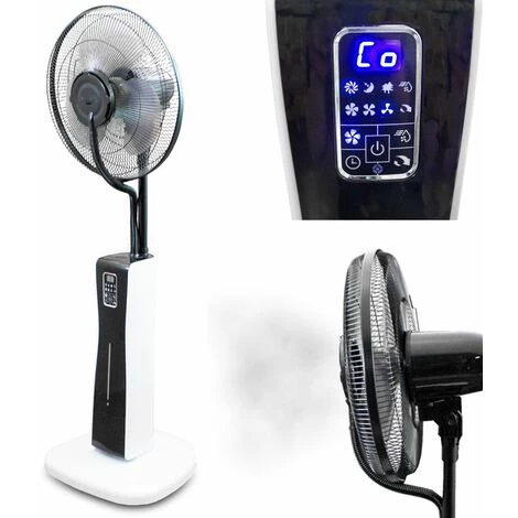 Leiser Standventilator Ventilator Lüftkühler Lüfter Luftbefeuchter Schwenkbar Mit Ultraschall Benebelung 3 Leiser Standventilator Ventilator Lüftkühler Lüfter Luftbefeuchter Schwenkbar Mit Ultraschall Benebelung