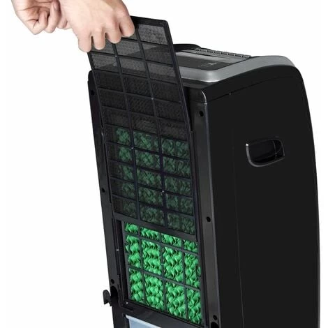 Monzana Luftkühler 4in1 5L Tank Timer 3 Stufen LED Display Mobiles Klimagerät Ventilator Klimaanlage Ionisator Aircooler Luftbefeuchter 5 Monzana Luftkühler 4in1 5L Tank Timer 3 Stufen LED Display Mobiles Klimagerät Ventilator Klimaanlage Ionisator Aircooler Luftbefeuchter – Bild 3