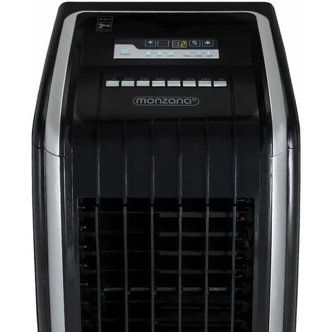 Monzana Luftkühler 4in1 5L Tank Timer 3 Stufen LED Display Mobiles Klimagerät Ventilator Klimaanlage Ionisator Aircooler Luftbefeuchter 6 Monzana Luftkühler 4in1 5L Tank Timer 3 Stufen LED Display Mobiles Klimagerät Ventilator Klimaanlage Ionisator Aircooler Luftbefeuchter – Bild 4