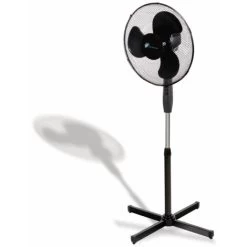 No Name Stand-Ventilator, Ø 40 Cm, 42 W, Schwarz