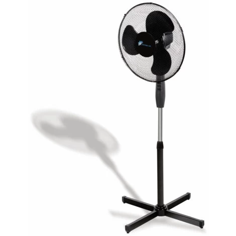 No Name Stand-Ventilator, Ø 40 Cm, 42 W, Schwarz 3 No Name Stand-Ventilator, Ø 40 Cm, 42 W, Schwarz