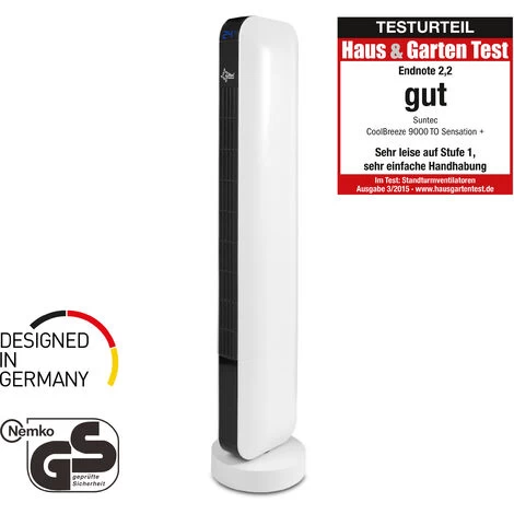 SUNTEC Turmventilator Standventilator Mit Fernbedienung Und Timer TO Slim 4 SUNTEC Turmventilator Standventilator Mit Fernbedienung Und Timer TO Slim – Bild 2