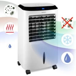 Monzana Luftkühler Mobil 4in1 Fernbedienung 10L Tank LED Display Timer Klimagerät Ventilator Klimaanlage Ionisator Luftbefeuchter Aircooler 11 Monzana Luftkühler Mobil 4in1 Fernbedienung 10L Tank LED Display Timer Klimagerät Ventilator Klimaanlage Ionisator Luftbefeuchter Aircooler -Elektrischer Ventilator Verkäufe 27819817 5