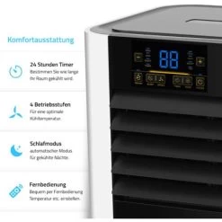 HOME DELUXE - Mobile Klimaanlage MOKLI XL - 9000 BTU/h (2.600 Watt) - Mobiles Klimagerät Mit 5in1 System: Kühlen, Heizen, Entfeuchten, Lüften, Schlafmodus - Inkl. Fensterabdichtung 9 HOME DELUXE - Mobile Klimaanlage MOKLI XL - 9000 BTU/h (2.600 Watt) - Mobiles Klimagerät Mit 5in1 System: Kühlen, Heizen, Entfeuchten, Lüften, Schlafmodus - Inkl. Fensterabdichtung -Elektrischer Ventilator Verkäufe 28746372 3