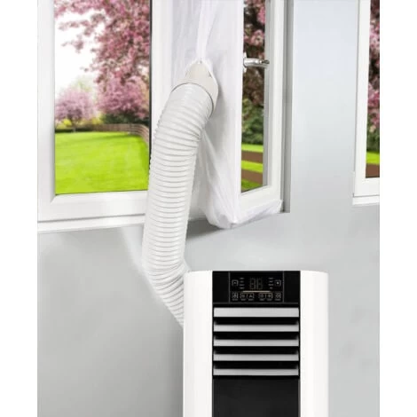 HOME DELUXE - Mobile Klimaanlage MOKLI XL - 9000 BTU/h (2.600 Watt) - Mobiles Klimagerät Mit 5in1 System: Kühlen, Heizen, Entfeuchten, Lüften, Schlafmodus - Inkl. Fensterabdichtung 6 HOME DELUXE - Mobile Klimaanlage MOKLI XL - 9000 BTU/h (2.600 Watt) - Mobiles Klimagerät Mit 5in1 System: Kühlen, Heizen, Entfeuchten, Lüften, Schlafmodus - Inkl. Fensterabdichtung – Bild 4