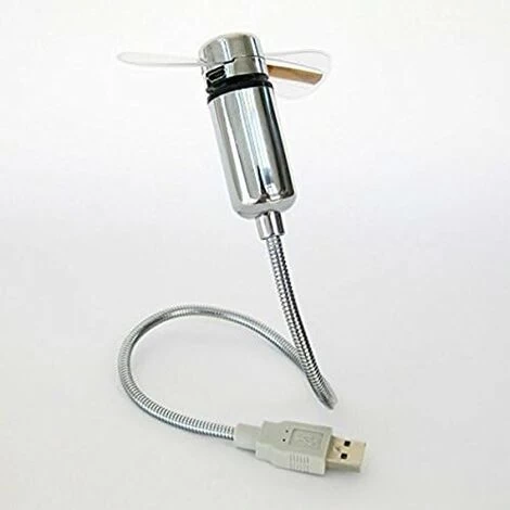 LITZEE Mini USB LED Blinkt Programmierbarer Lüfter Wort Bearbeiten Für PC Laptop (Silber) 4 LITZEE Mini USB LED Blinkt Programmierbarer Lüfter Wort Bearbeiten Für PC Laptop (Silber) – Bild 2