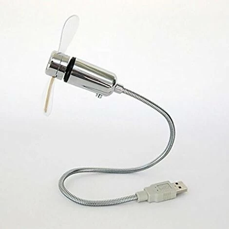 LITZEE Mini USB LED Blinkt Programmierbarer Lüfter Wort Bearbeiten Für PC Laptop (Silber) 5 LITZEE Mini USB LED Blinkt Programmierbarer Lüfter Wort Bearbeiten Für PC Laptop (Silber) – Bild 3