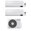 Dualsplit-Klimagerät Samsung Windfree 9000 + 9000 Btu Mit R32 Gas Wifi Weiß - Standard