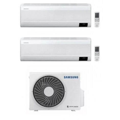 Dualsplit-Klimagerät Samsung Windfree 9000 + 12000 Btu Mit R32 Gas Wifi Weiß - Standard 3 Dualsplit-Klimagerät Samsung Windfree 9000 + 12000 Btu Mit R32 Gas Wifi Weiß - Standard