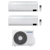 Dualsplit-Klimagerät Samsung Windfree 12000 + 12000 Btu Mit R32 Gas Wifi Weiß - Standard