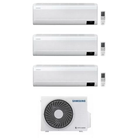 Trialsplit-Klimagerät Samsung Windfree Avant 9000 + 9000 + 12000 Btu Mit R32 Gas Wifi Weiß - Standard 3 Trialsplit-Klimagerät Samsung Windfree Avant 9000 + 9000 + 12000 Btu Mit R32 Gas Wifi Weiß - Standard