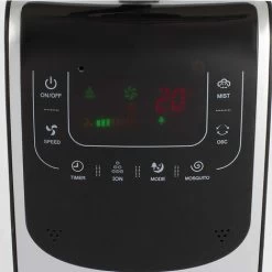 Schwarz Und Grau 90w 136cm Nebelventilator - Dom385 - Livoo -Elektrischer Ventilator Verkäufe 34729456 3