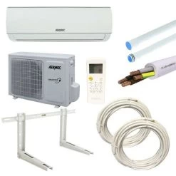 Aermec SGE Klimaanlage 3,5KW 12000BTU R32 A++/A+ Mit Montage-KIT