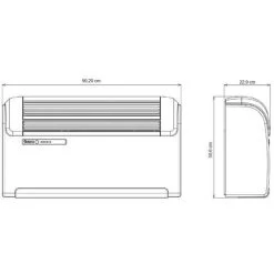 Klimagerät Ohne Außeneinheit Unico Edge 30 SF Olimpia Splendid Kühlung Nur Mit R410A Gas Weiß -Elektrischer Ventilator Verkäufe 35813524 3