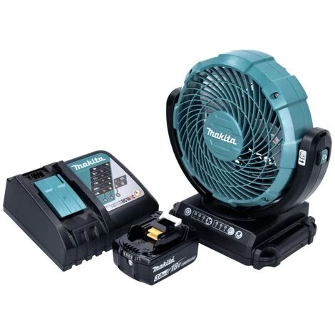 Makita DCF 102 RF1 Akku Ventilator Lüfter 18 V 18 Cm + 1x Akku 3,0 Ah + Ladegerät 4 Makita DCF 102 RF1 Akku Ventilator Lüfter 18 V 18 Cm + 1x Akku 3,0 Ah + Ladegerät – Bild 2
