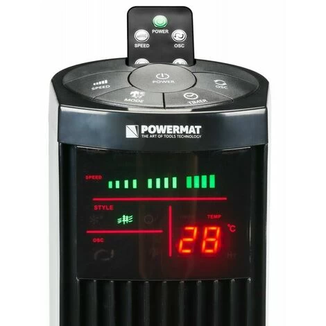 Turmventilator Säulenventilator MIT FERNBEDIENUNG Ventilator Standventilator 90W 7 Turmventilator Säulenventilator MIT FERNBEDIENUNG Ventilator Standventilator 90W – Bild 5