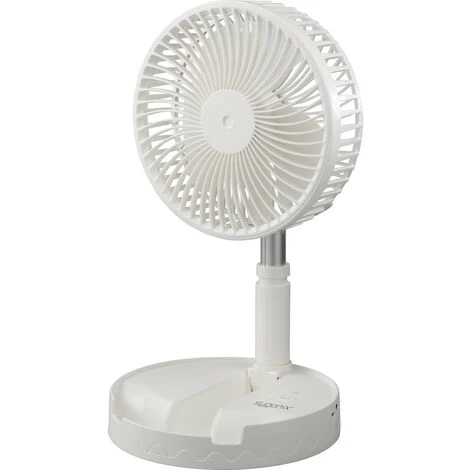 Sygonix Tischventilator 2.5 W (Ø X H) 197 Mm X 975 Mm Weiß 3 Sygonix Tischventilator 2.5 W (Ø X H) 197 Mm X 975 Mm Weiß