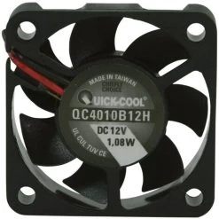 QuickCool QC4010B12H Axiallüfter 12 V/DC 12.23 M³/h (L X B X H) 40 X 40 X 10 Mm