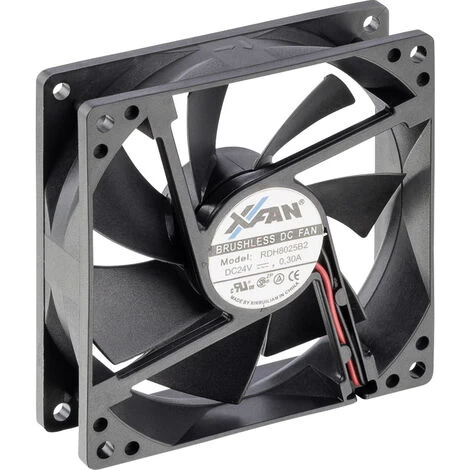 X-Fan RDH8025B2 Axiallüfter 24 V/DC 61.2 M³/h (L X B X H) 80 X 80 X 25 Mm 3 X-Fan RDH8025B2 Axiallüfter 24 V/DC 61.2 M³/h (L X B X H) 80 X 80 X 25 Mm
