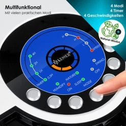 KESSER® 4in1 Mobile Klimaanlage Fernbedienung Klimagerät Ventilator 8 L Tank Timer 3 Stufen Ionisator Luftbefeuchter Luftkühler , Weiß / Schwarz -Elektrischer Ventilator Verkäufe 49515853 5