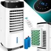 KESSER® 4in1 Mobile Klimaanlage Fernbedienung Klimagerät Ventilator Klimaanlage 7 L Tank Timer 3 Stufen Ionisator Luftbefeuchter Luftkühler , Schwarz / Weiß -Elektrischer Ventilator Verkäufe 49515954 1