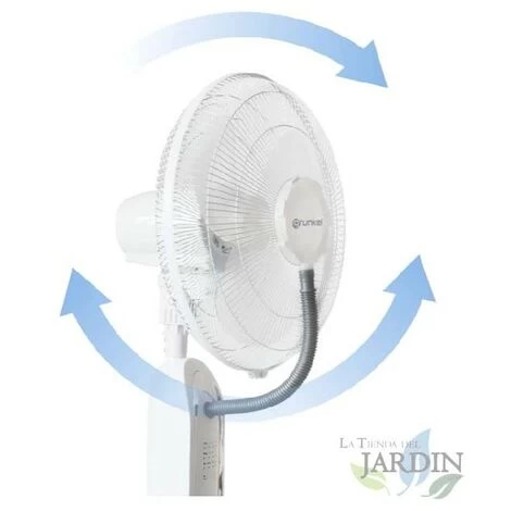 Grunkel-Ventilator Mit Vernebler, 3 Geschwindigkeiten, 75 W, Weiß. 4 Grunkel-Ventilator Mit Vernebler, 3 Geschwindigkeiten, 75 W, Weiß. – Bild 2