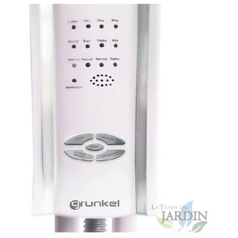 Grunkel-Ventilator Mit Vernebler, 3 Geschwindigkeiten, 75 W, Weiß. 5 Grunkel-Ventilator Mit Vernebler, 3 Geschwindigkeiten, 75 W, Weiß. – Bild 3