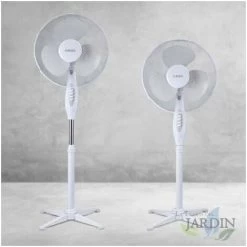 HAEGER Standventilator, 3 Geschwindigkeiten, Flügel Mit 40 Cm Durchmesser, 45 W. -Elektrischer Ventilator Verkäufe 51278009 3