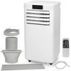 Hengda Mobiles Klimagerät 9000BTU 4 In 1 Mit Abluftschlauch, Klimaanlage Luftentfeuchter Ventilationsfunktion 24h-Timer