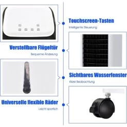 GOPLUS 4 In 1 Klimageraet, Klimaanlage Mit Wasserkühlung, Mobiler Luftkühler Mit 3 Modi & 3 Geschwindigkeitsstufen, 7L Wassertank Timer Bis 7,5 H, Fernbedienung, Tragbar Leise, Für Büro Zuhause 10 GOPLUS 4 In 1 Klimageraet, Klimaanlage Mit Wasserkühlung, Mobiler Luftkühler Mit 3 Modi & 3 Geschwindigkeitsstufen, 7L Wassertank Timer Bis 7,5 H, Fernbedienung, Tragbar Leise, Für Büro Zuhause -Elektrischer Ventilator Verkäufe 53766756 4
