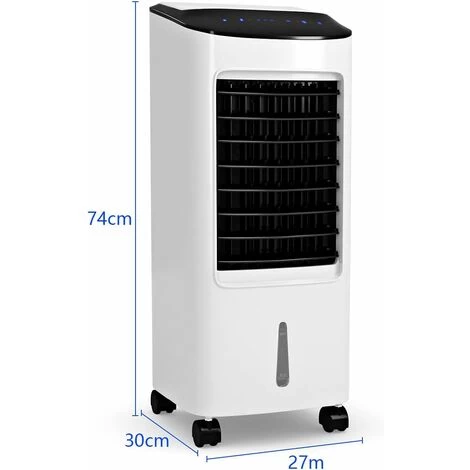 GOPLUS 4 In 1 Klimageraet, Klimaanlage Mit Wasserkühlung, Mobiler Luftkühler Mit 3 Modi & 3 Geschwindigkeitsstufen, 7L Wassertank Timer Bis 7,5 H, Fernbedienung, Tragbar Leise, Für Büro Zuhause 7 GOPLUS 4 In 1 Klimageraet, Klimaanlage Mit Wasserkühlung, Mobiler Luftkühler Mit 3 Modi & 3 Geschwindigkeitsstufen, 7L Wassertank Timer Bis 7,5 H, Fernbedienung, Tragbar Leise, Für Büro Zuhause – Bild 5