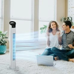 HOMCOM Turmventilator Mit Fernsteuerung 20 cm X 20 cm X 78,5 cm -Elektrischer Ventilator Verkäufe 53831413 3