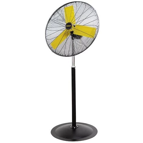 STANLEY STANDVENTILATOR - STAHL - Ø 76 Cm - SCHWARZ/GELB 3 STANLEY STANDVENTILATOR - STAHL - Ø 76 Cm - SCHWARZ/GELB