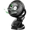 5000mAh Leise Tischventilator Clip Fan, Mini USB Ventilator, Auto-Oszillierend, 360° Drehung Wiederaufladbarer Stufenloser Geschwindigkeit Lüfter Für Auto Schlafzimmer Büro Kinderwagen Camping 2 5000mAh Leise Tischventilator Clip Fan, Mini USB Ventilator, Auto-Oszillierend, 360° Drehung Wiederaufladbarer Stufenloser Geschwindigkeit Lüfter Für Auto Schlafzimmer Büro Kinderwagen Camping -Elektrischer Ventilator Verkäufe 59942176 1