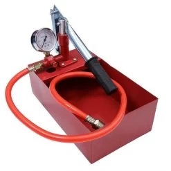 25 Kg Kupfer Wasserdruckprüfpumpe Handpumpe Hydraulikprüfgerät (Rohr Zufällige Farbe)