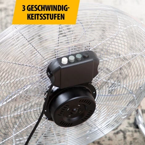 Tristar Bodenventilator Lüfter Ø 50cm, 120 Watt, 3 Stufen, 130° Winkel Einstellbar 6 Tristar Bodenventilator Lüfter Ø 50cm, 120 Watt, 3 Stufen, 130° Winkel Einstellbar – Bild 4