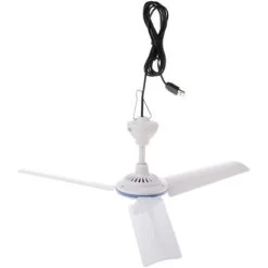 DC 5V Deckenventilator Luftkühler Tragbare USB-Ventilatoren Für Bett Im Freien Camping Mini Hängende Wohnmobilzelte USB-Hängeventilator Deckenventilator A