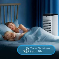 Aigostar Klimagerät Mobil Ohne Abluftschlauch, 60W Luftkühler Mit Wasserkühlung 3,5L Wassertank, 65° Oszillation, 1-12H Timer, Mit Fernbedienung & 2 Kühlakkus, 3Modi Verdunstungskühler Air Cooler 11 Aigostar Klimagerät Mobil Ohne Abluftschlauch, 60W Luftkühler Mit Wasserkühlung 3,5L Wassertank, 65° Oszillation, 1-12H Timer, Mit Fernbedienung & 2 Kühlakkus, 3Modi Verdunstungskühler Air Cooler -Elektrischer Ventilator Verkäufe 76054506 5